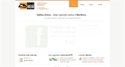Desktop Screenshot of optikaarena.si